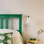 Victorian Terrace, Waterloo | Colourful down-to-earth bedroom with upcycled side tables | Interior Designers